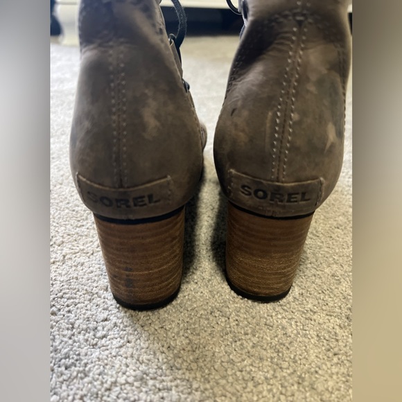 Sorel Addington Lace-Up Ankle Boots Size 7.5 Excellent Used Condition - Picture 3 of 6
